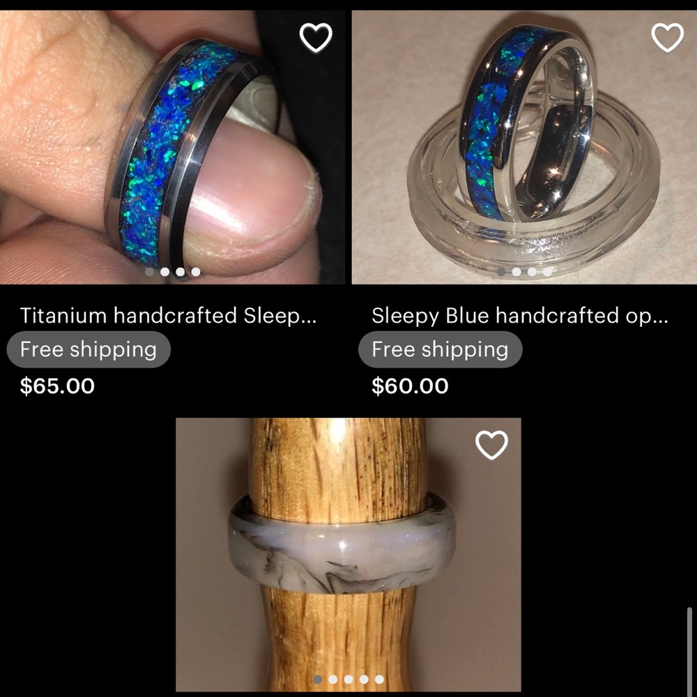 handcrafted rings - Picture 5 of 5